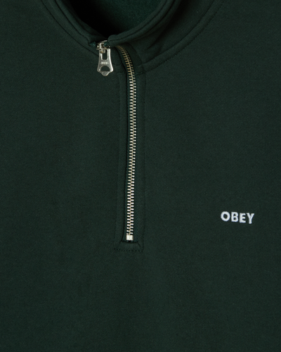 OBEY CLOTHING EST. WORKS BOLD MOCKNECK GREEN GABLES 111620098-GGB