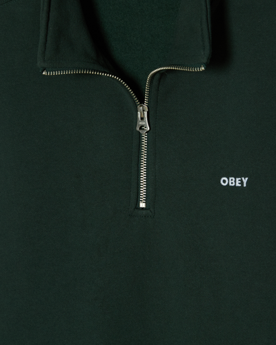 OBEY CLOTHING EST. WORKS BOLD MOCKNECK GREEN GABLES 111620098-GGB