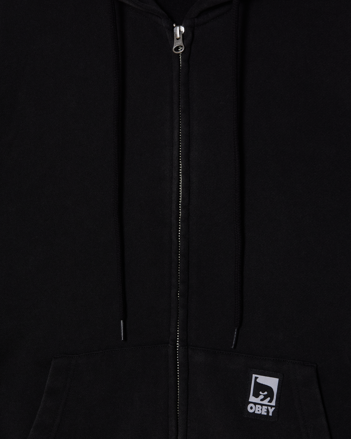 OBEY CLOTHING OBEY POST ZIP HOOD DUSTY BLACK LIMO 112460038-DUBL