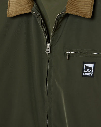 OBEY CLOTHING OBEY ELYSIAN JACKET GRAPE LEAF 121800601-GLF