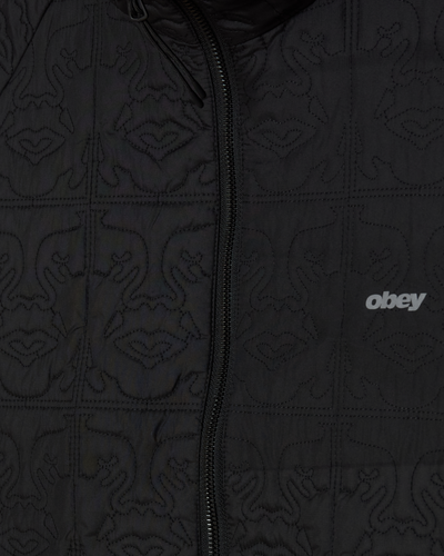 OBEY CLOTHING OBEY ICON QUILTED JACKET BLACK 121800629-BLK