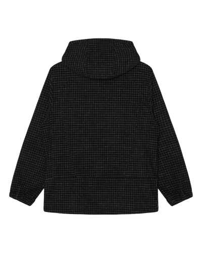 OBEY CLOTHING OBEY OBSIDIAN WOOLY JACKET BLACK PLAID 121800641-PBK