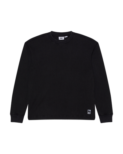 OBEY CLOTHING POST THERMAL DUSTY BLACK LIMO 131030146-DUBL