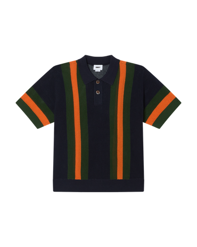 OBEY CLOTHING SETH POLO DARK NAVY MULTI 151000123-DNV