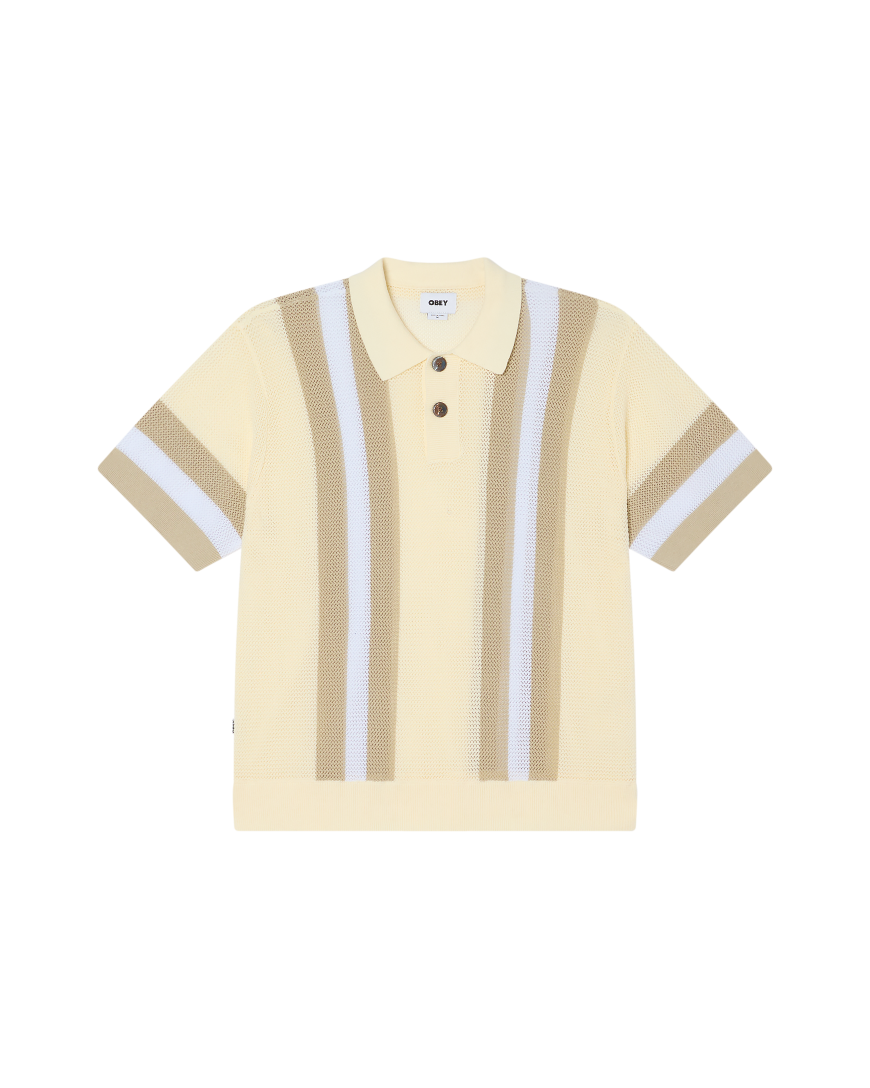 OBEY CLOTHING SETH POLO UNBLEACHED MULTO 151000123-UBL