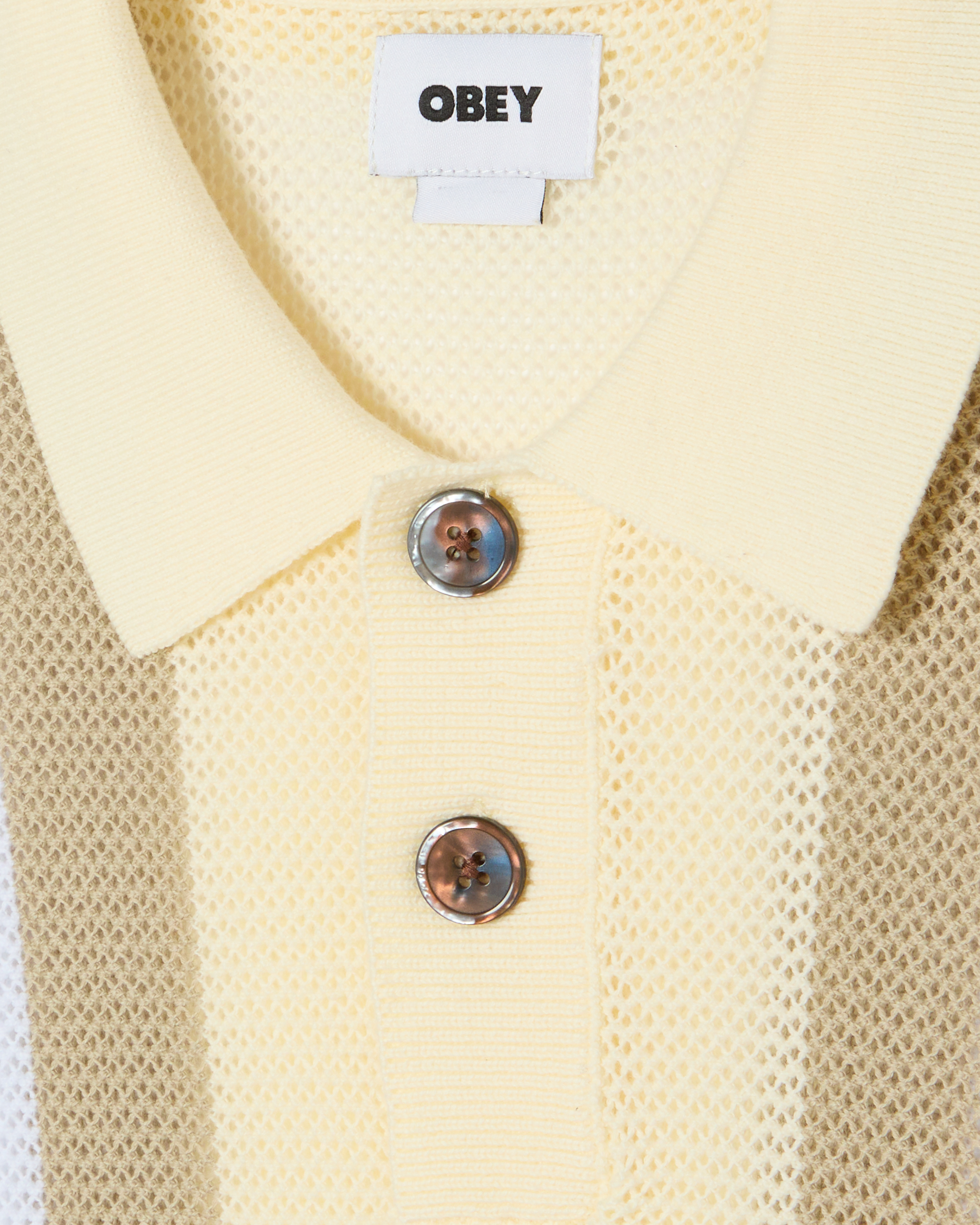 OBEY CLOTHING SETH POLO UNBLEACHED MULTO 151000123-UBL
