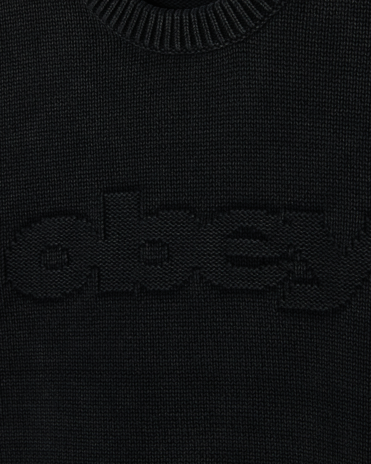 OBEY CLOTHING FADE WASH SPEED LOGO SWEATER DIGITAL BLACK FADED WASH 151000132-DIB