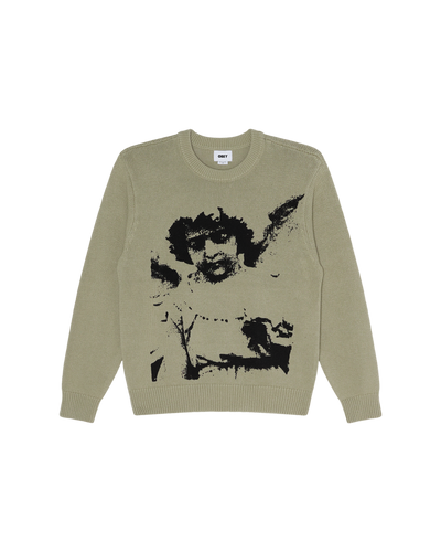 OBEY CLOTHING OBEY CHERUB SWEATER ABBEY STONE 151000134-ABS