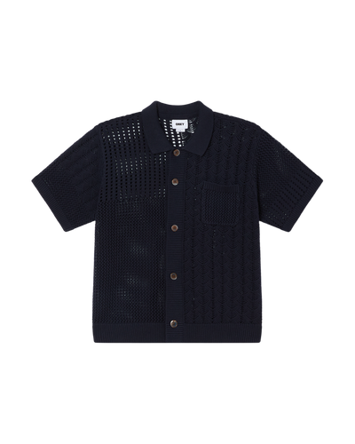 OBEY CLOTHING PRESTON SEWATER SHIRT NAVI 151010047-NVY