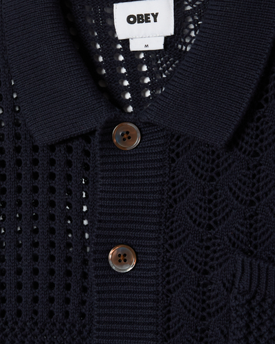 OBEY CLOTHING PRESTON SEWATER SHIRT NAVI 151010047-NVY