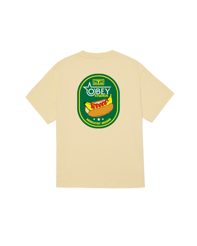 OBEY CLOTHING ABSOLUTELY ABSURD PALE YELOW 165264368-PLY