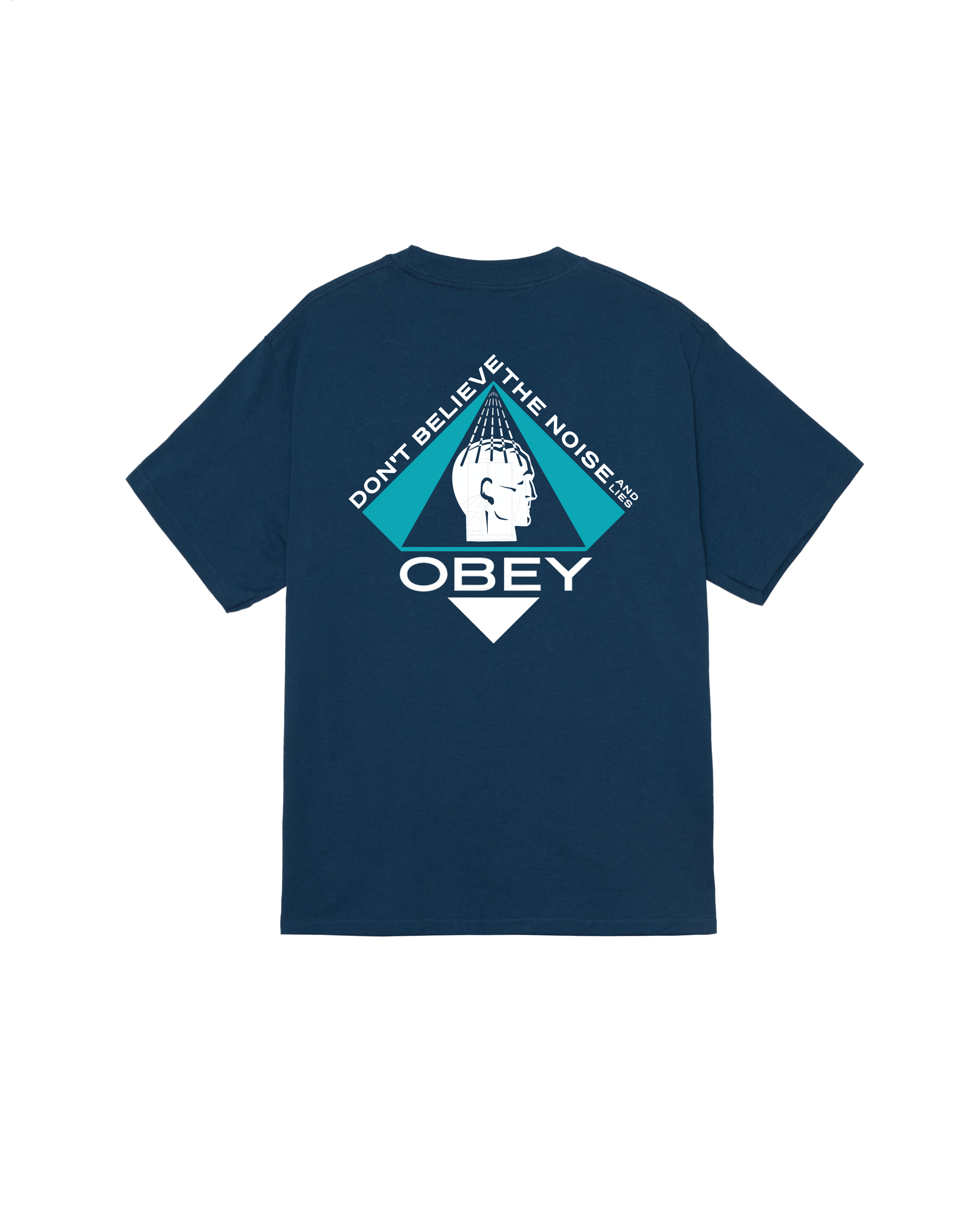 OBEY CLOTHING ICON PYRAMID HARBOR BLUE 165264393-HBU