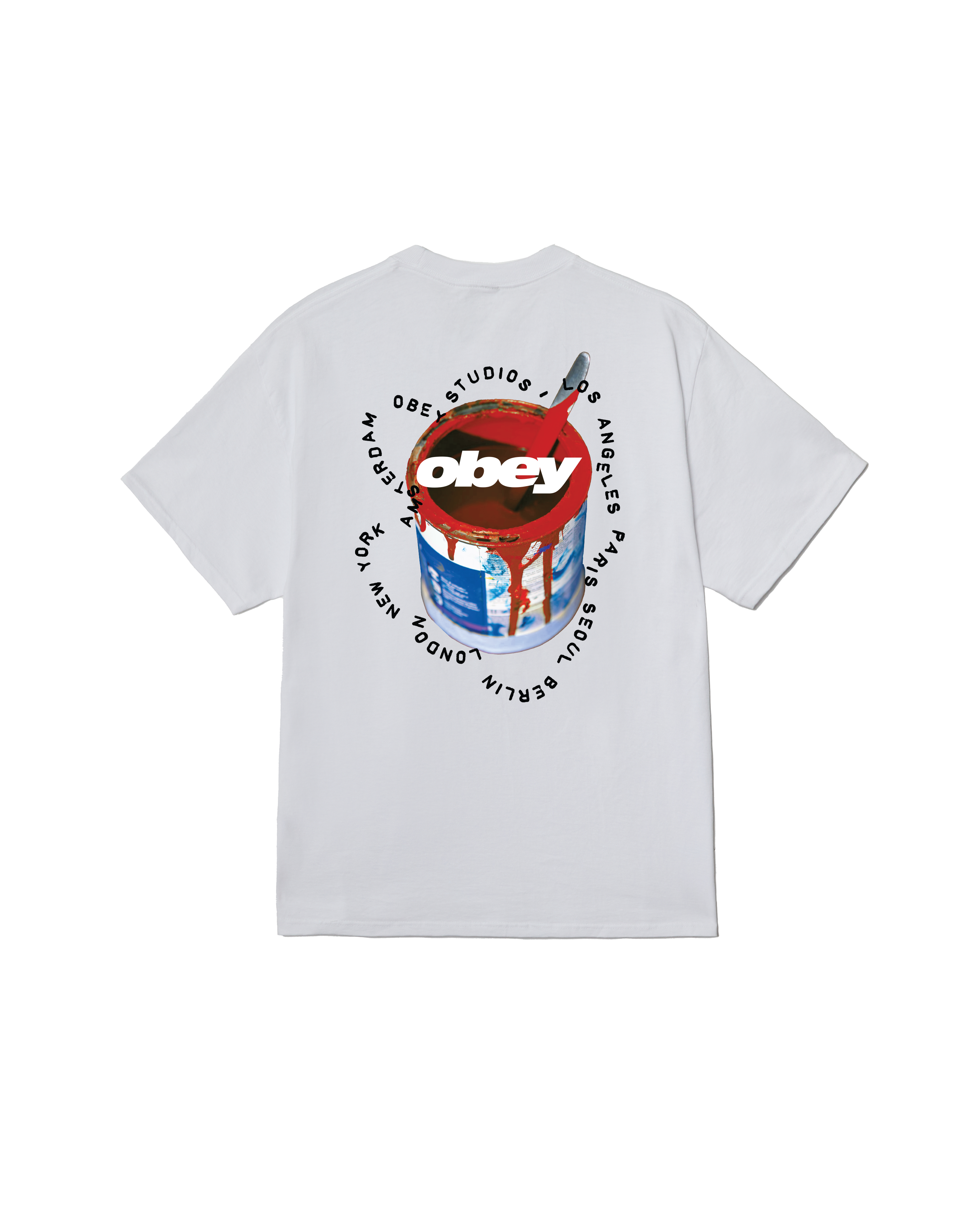 OBEY CLOTHING REAL SPILL  WHITE 165264439-WHT