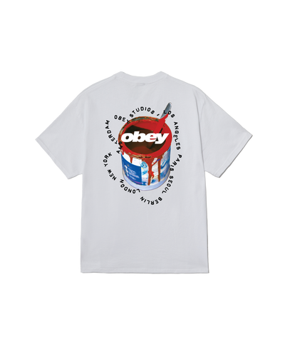OBEY CLOTHING REAL SPILL  WHITE 165264439-WHT