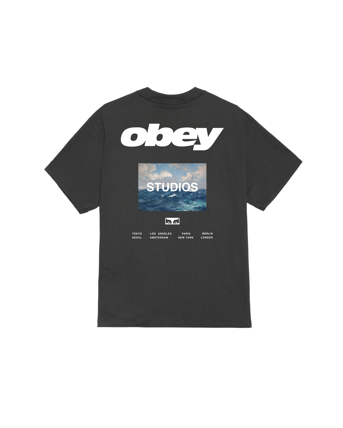 OBEY CLOTHING WAVE VINTAGE BLACK 165264492-VBL
