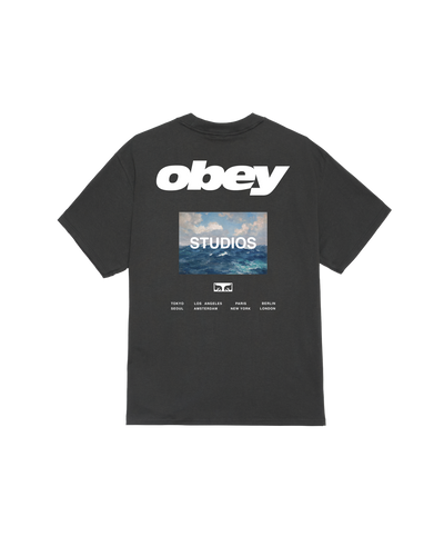 OBEY CLOTHING WAVE VINTAGE BLACK 165264492-VBL