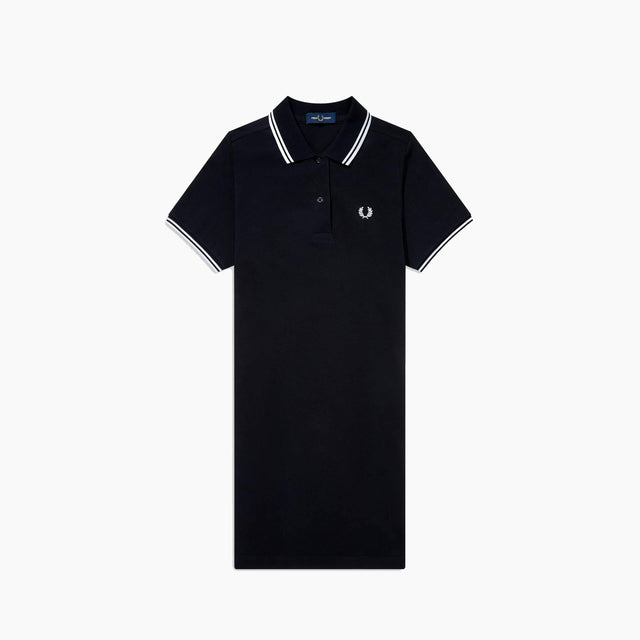 FRED PERRY SHIRT VEST BLK / WHT LOGO