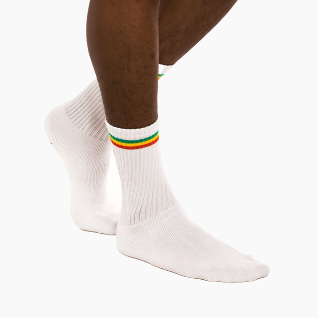 GRIMEY LES MEMORIES SOCKS WHITE & MULTICOLOR - GSO119