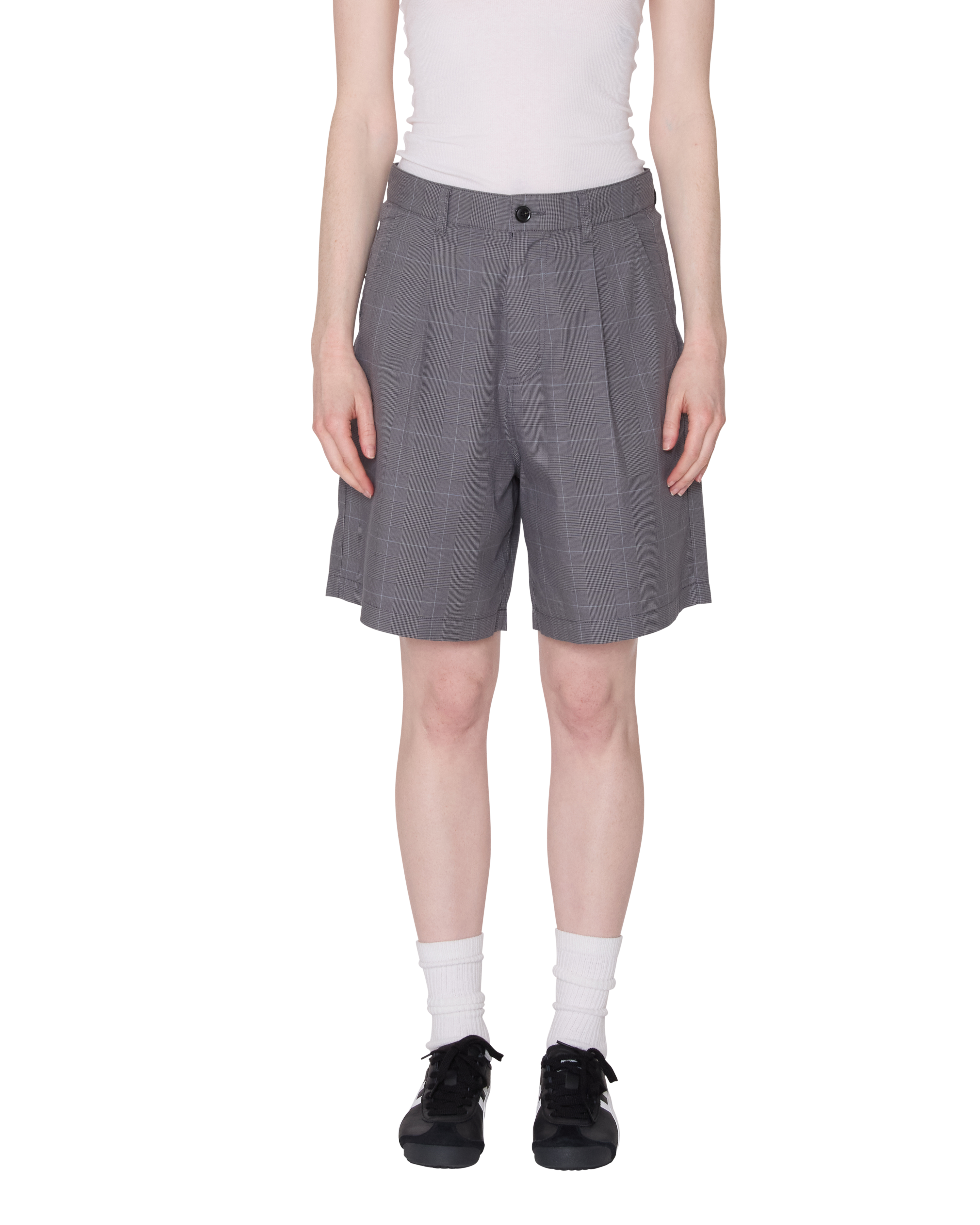 OBEY CLOTHING OLIVIA PLAID SHORT GREY PLAID 272100060-GRY