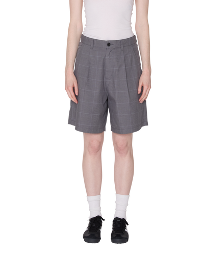 OBEY CLOTHING OLIVIA PLAID SHORT GREY PLAID 272100060-GRY