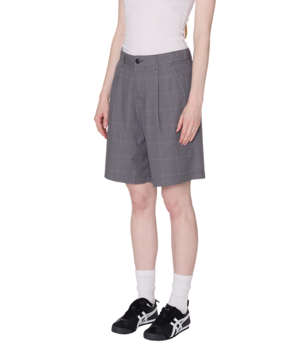 OBEY CLOTHING OLIVIA PLAID SHORT GREY PLAID 272100060-GRY
