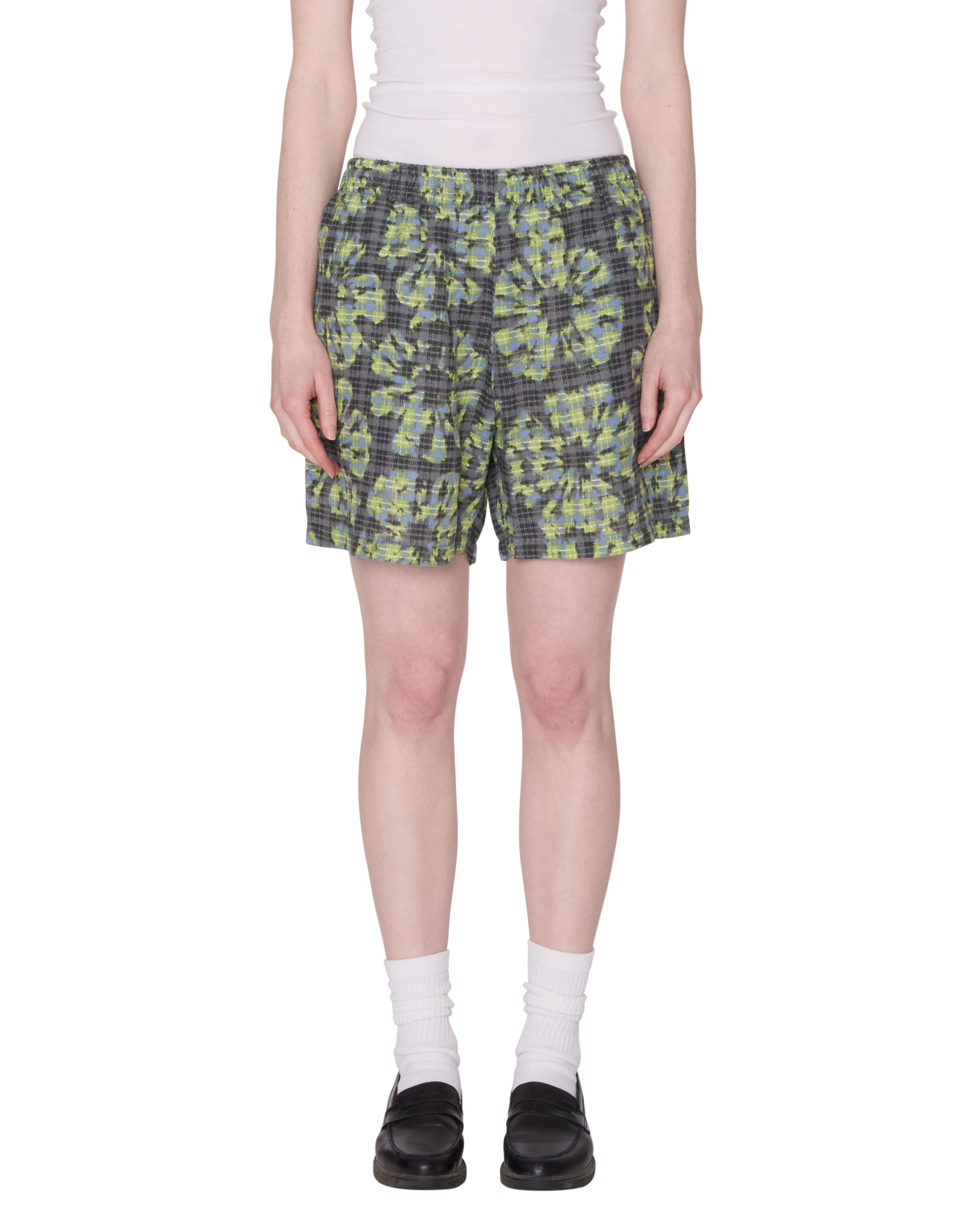 OBEY CLOTHING ODI PLAID SHORT CHARCOAL MULTI 272120114-CHA