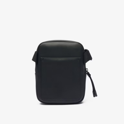 LACOSTE S FLAT CROSSOVER BAG BLACK NH3307LV-P00