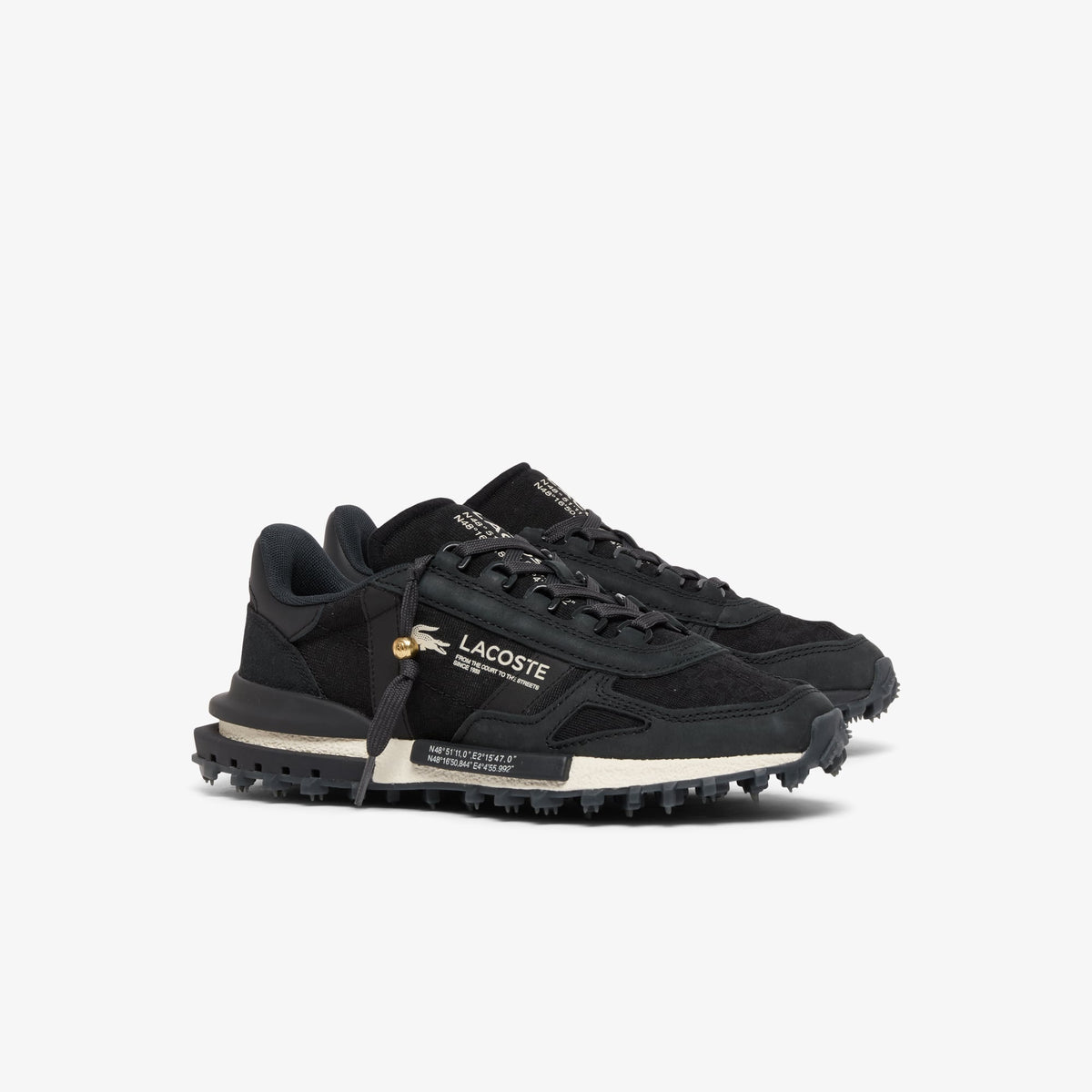 LACOSTE ELITE ACTIVE OFF BLACK / OFF WHITE 52SFA0065