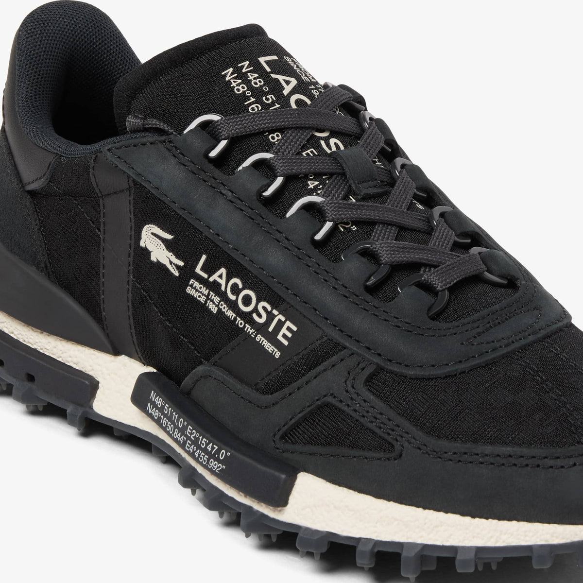 LACOSTE ELITE ACTIVE OFF BLACK / OFF WHITE 52SFA0065