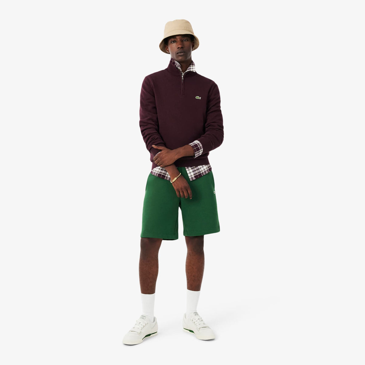 LACOSTE MISSOURI 2.0 OFF WHITE / DARK GREEN 52SMA0003