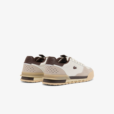 LACOSTE SLAM BREAK OFF WHITE / DARK BROWN 52SMA0016