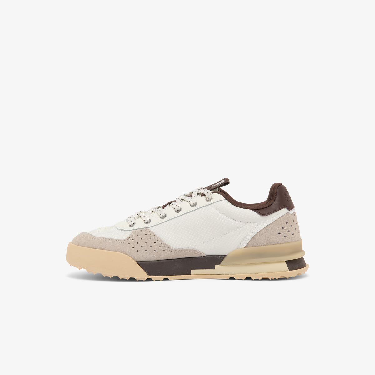 LACOSTE SLAM BREAK OFF WHITE / DARK BROWN 52SMA0016