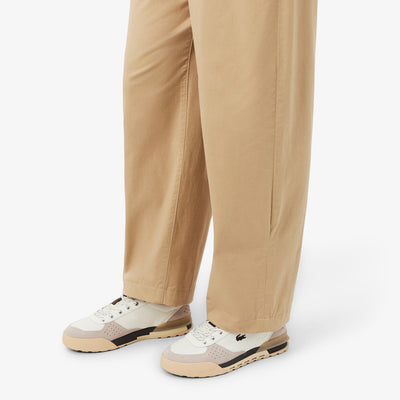 LACOSTE SLAM BREAK OFF WHITE / DARK BROWN 52SMA0016