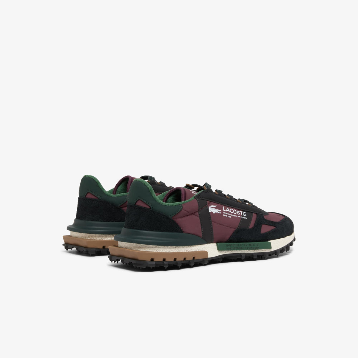 LACOSTE ELITE ACTIVE BURGUNDY / BLACK 52SMA0087