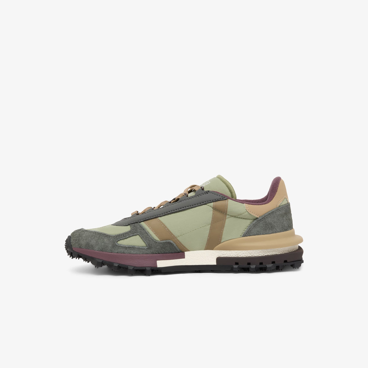 LACOSTE ELITE ACTIVE DARK GREY / LIGHT KHAKI 52SMA0087