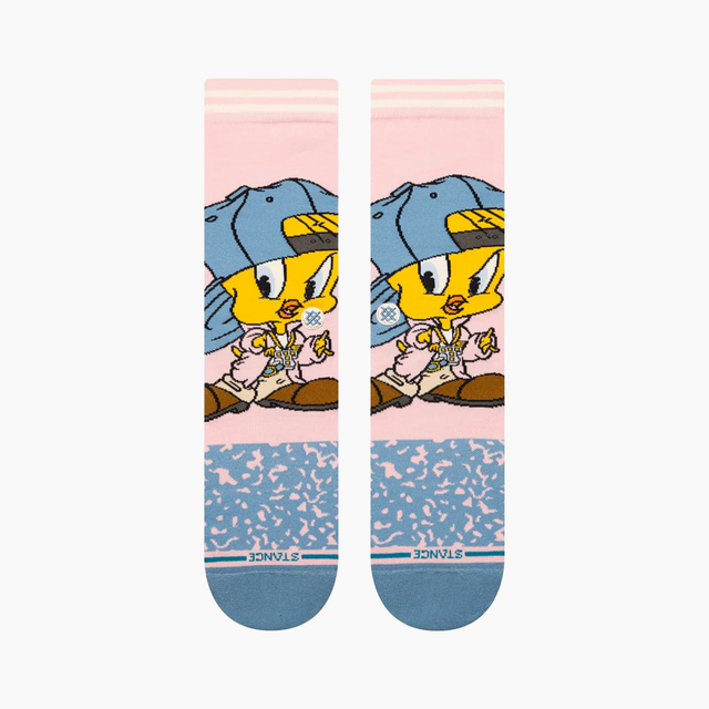 STANCE TWEETY CREW SOCK A545C24TWE-PNK