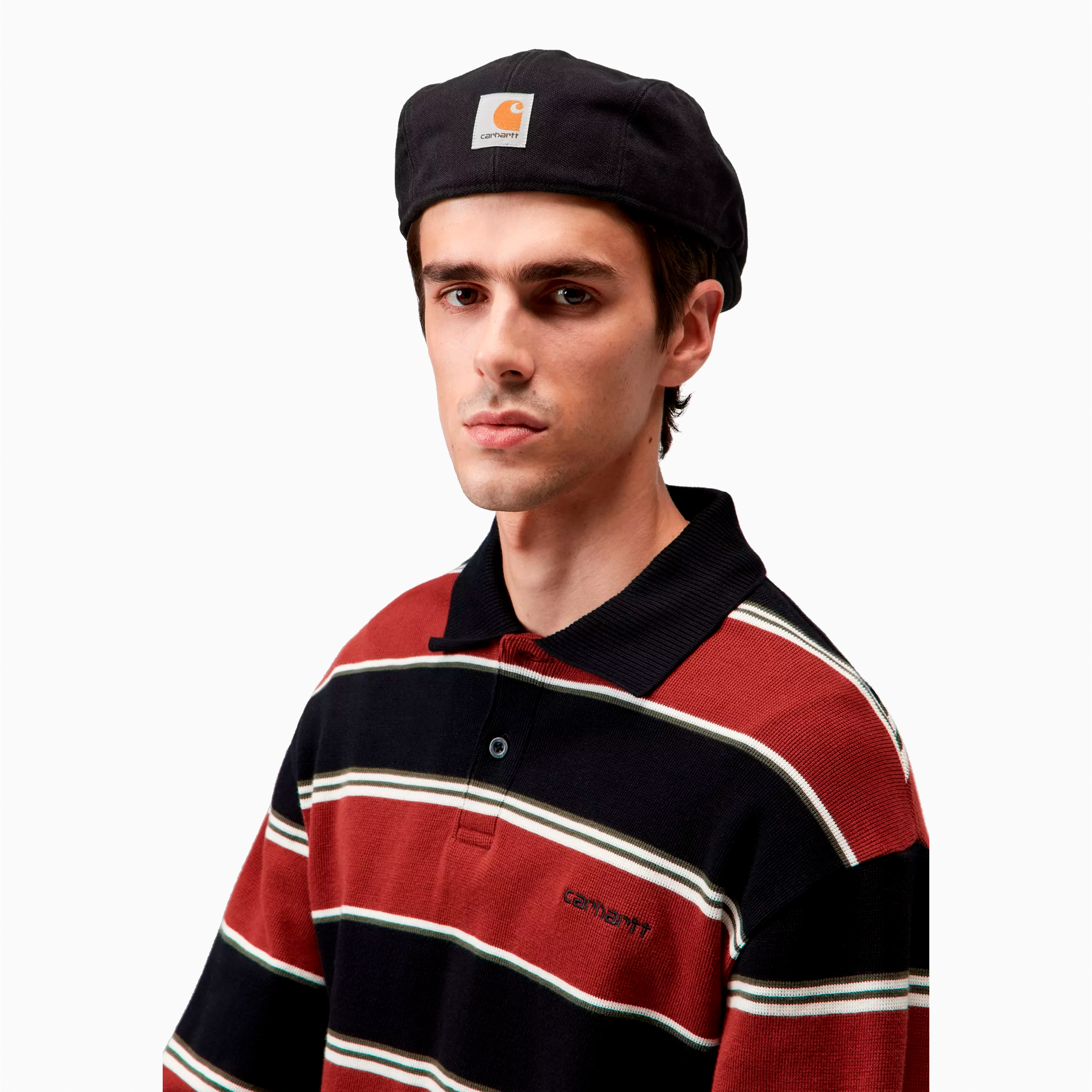 CARHARTT WIP WEBSTER HAT BLACK STONE WASHED I035405-89