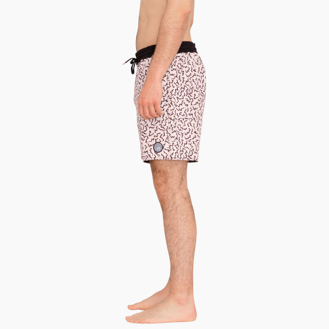 Bañador Volcom | Diseñado para un estilo de vida activo, este bañador de volcom para hombre es la elección perfecta para los que buscan estilo y comodidad en todo momento. Presenta una silueta más corta y una cinturilla elástica completa. Ajuste flexible y máxima movilidad.