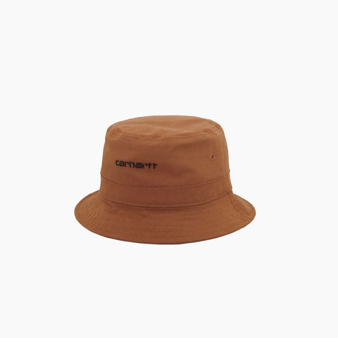 CARHARTT WIP SCRIPT BUCKET HAT HAMILTON BROWN - I026217