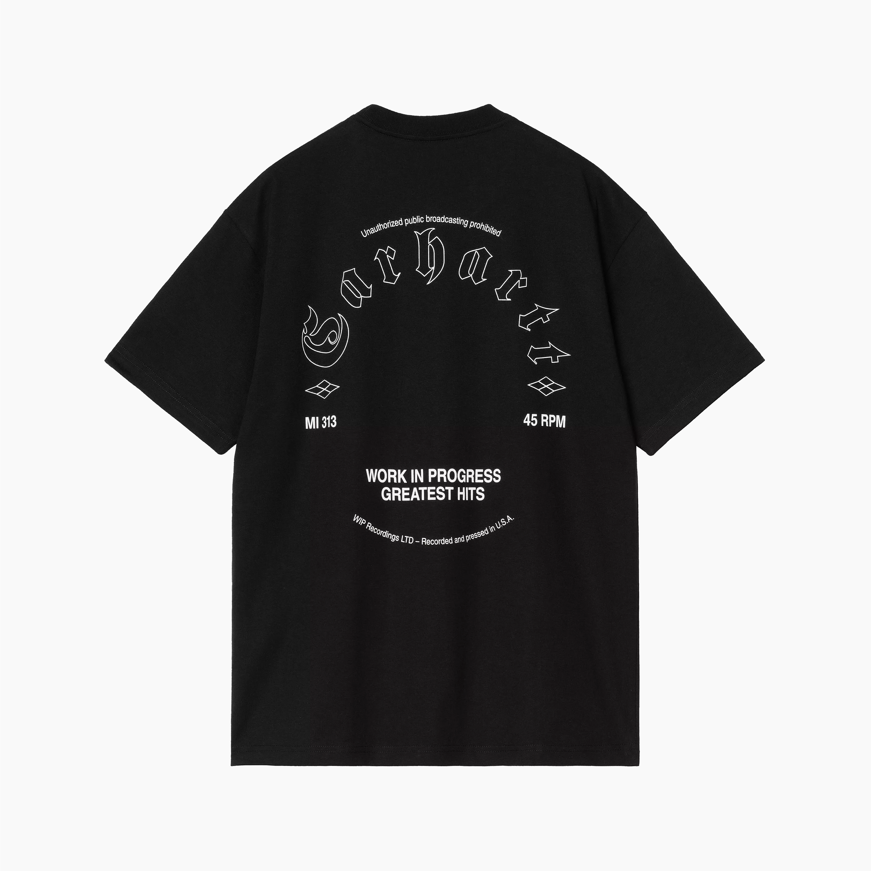 CARHARTT WIP GREATEST HITS BLACK I034394_00A