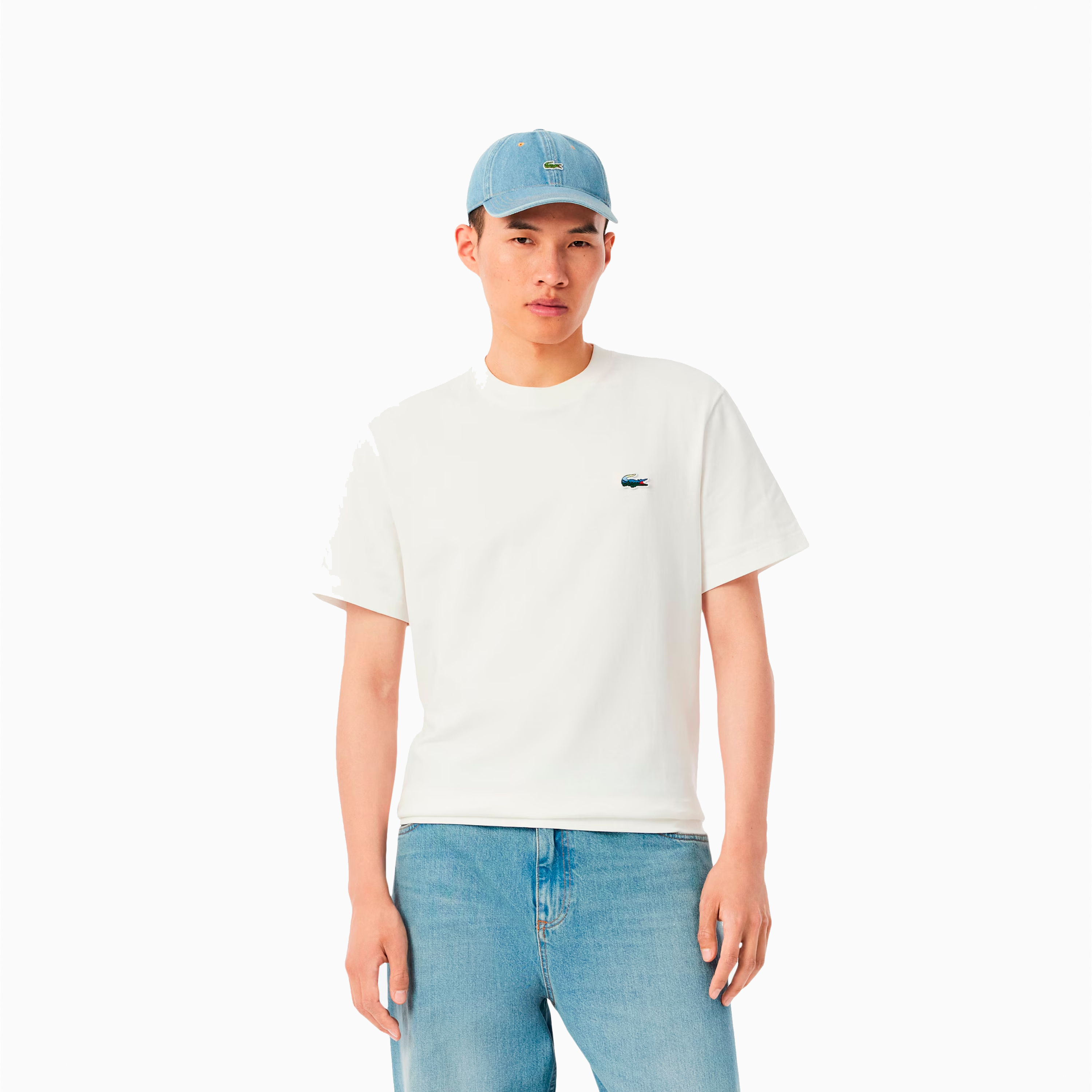 LACOSTE BASIC TEE SHIRT WHITE TH5899-70V