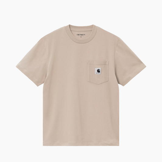 CARHARTT WIP W' S/S POCKET T-SHIRT FLEUR DU SEL - I032215