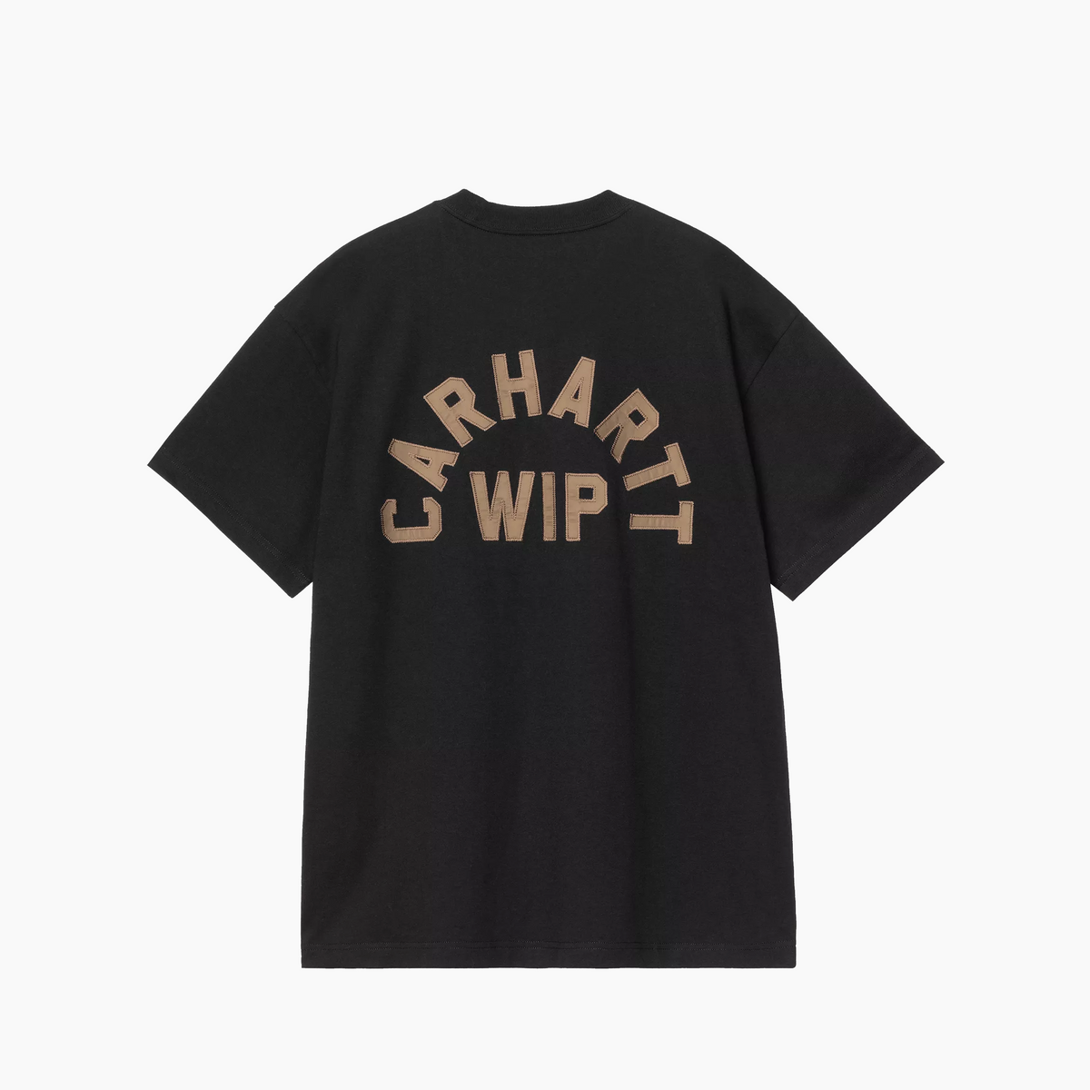 CARHARTT WIP S/S ARCH SCRIPT T-SHIRT BLACK / WIP H BROWN I037255