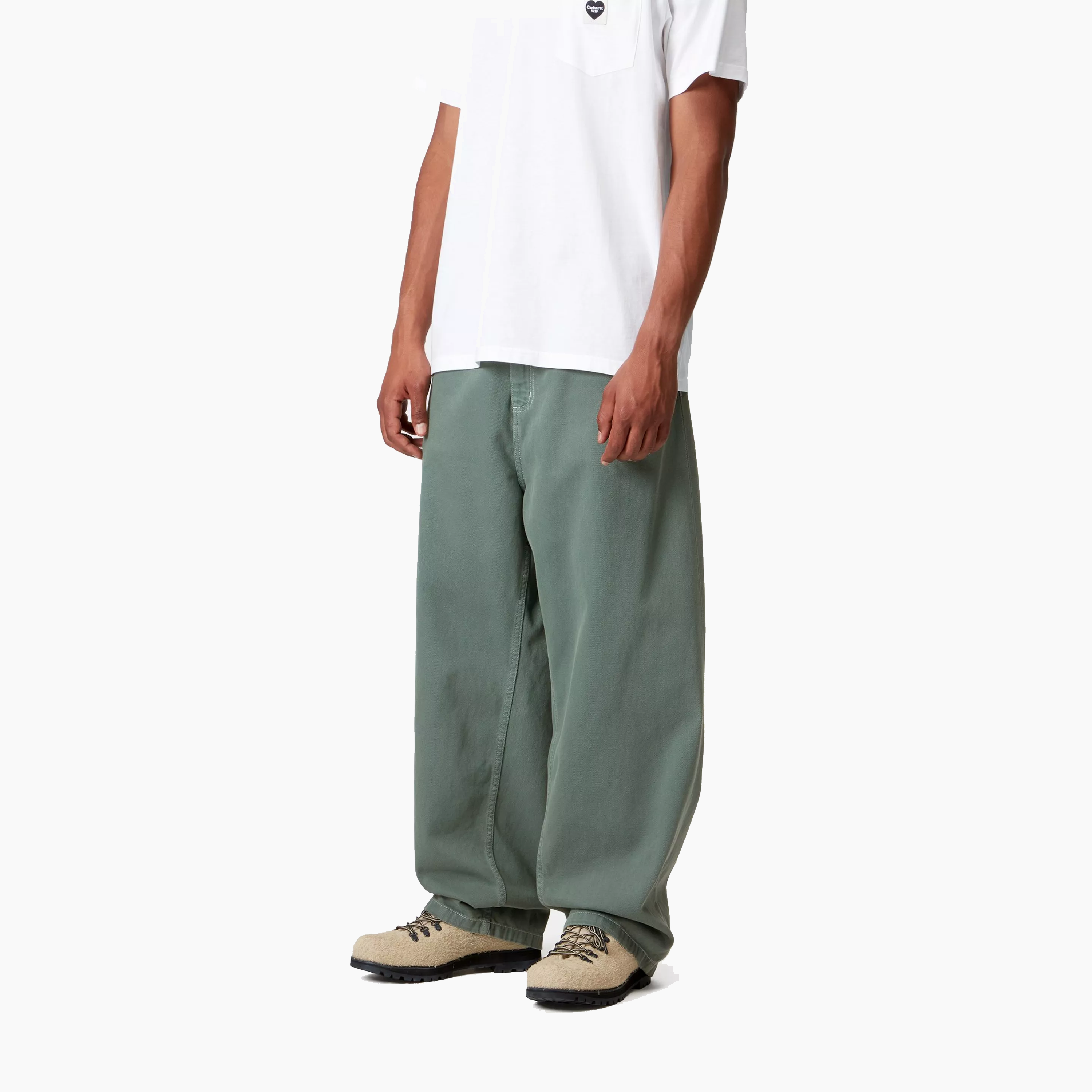 CARHARTT WIP BRANDON PANT SILVER PINE STONE DYED I034809-2M2