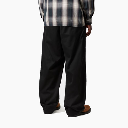 CARHARTT WIP BRANDY DOUBLE KNEE CHINO PANT BLACK RINSED I036093-89