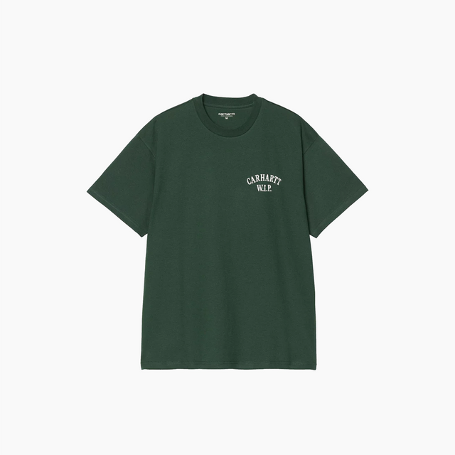 CARHARTT WIP CABINETRY T-SHIRT CONIFER & WHITE - I034779