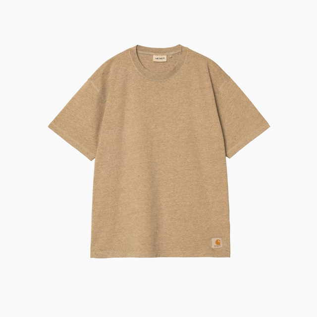 CARHARTT WIP CASPIAN T-SHIRT HAMILTON BROWN HEATHER - I034485