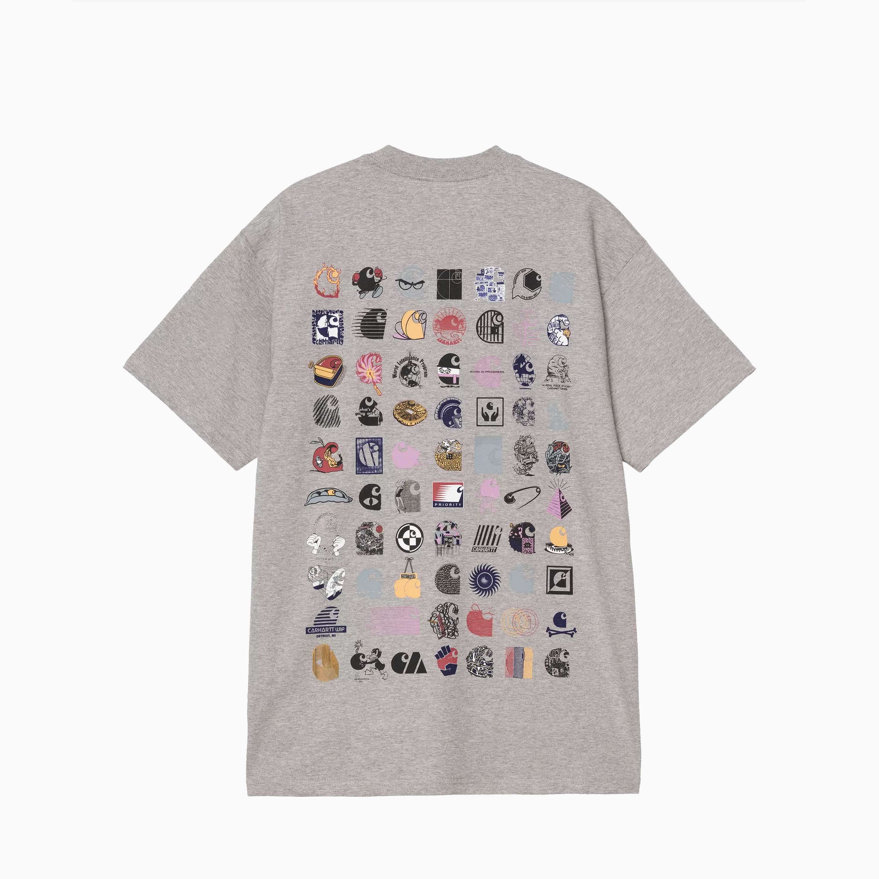 CARHARTT WIP C LOGO ARCHIVE GREY HEATHER I035439-V6