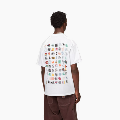 CARHARTT WIP T-SHIRT ARCHIVE LOGO C BLANC I035439-02