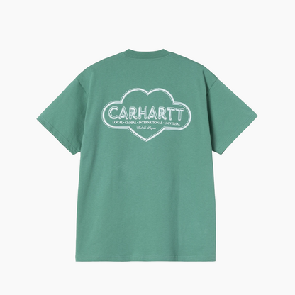 CARHARTT WIP CLOUD HEART T-SHIRT LILY GREEN I036244.3IC